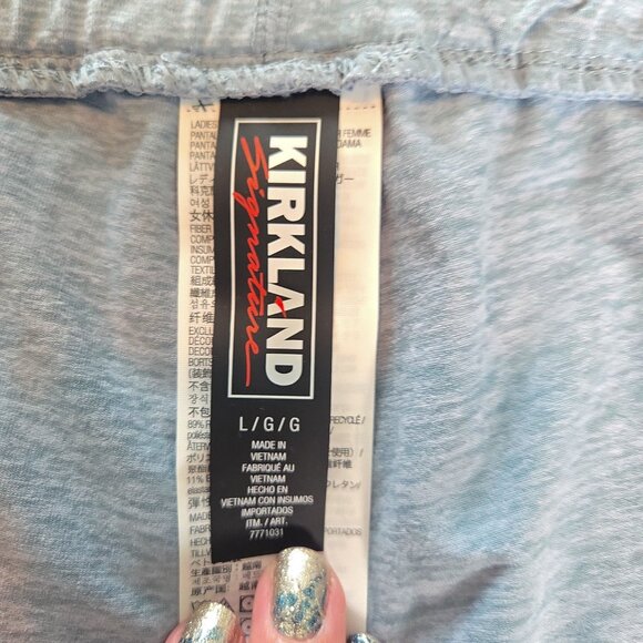 NWT Kirkland Signature Lightweight Jogger 25" - L Light Blue - Picture 6 of 7